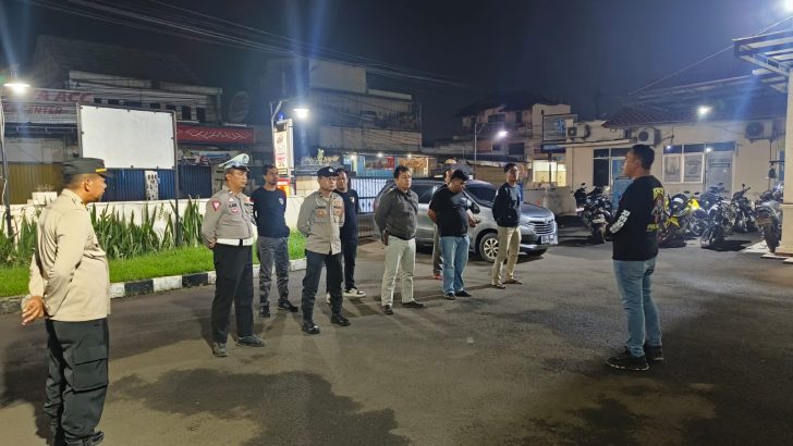 Kanit Reskrim Polsek Pasar Kemis Polresta Tangerang Pimpin Apel Malam Minggu