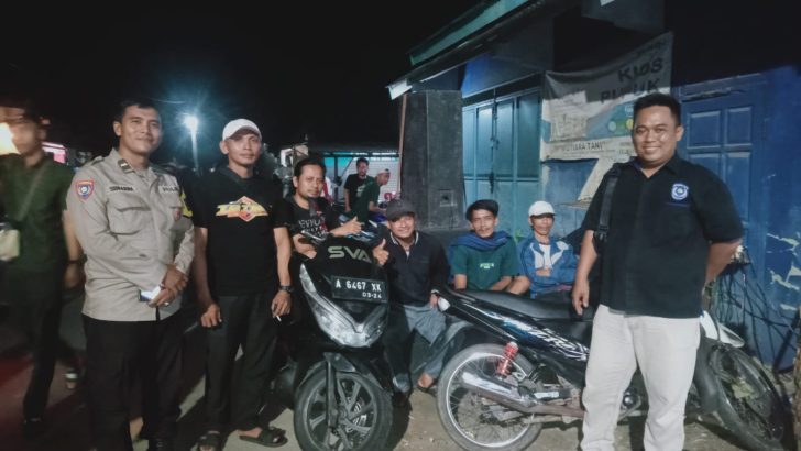 Pastikan wilayah aman dan upaya pencegahan Guantibmas di Wilayah, Polsek Kresek lakukan giat Patroli Sambang Warga