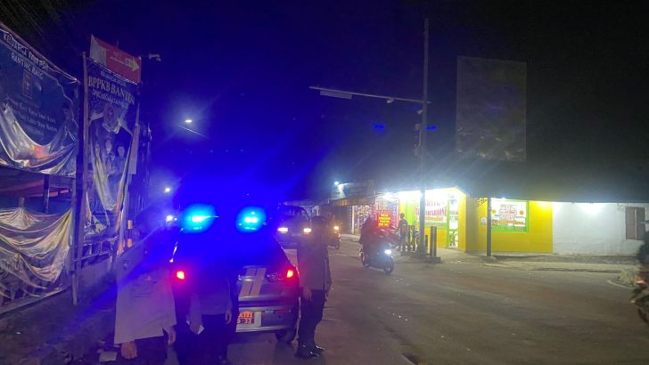 PERSONIL POLSEK RAJEG MELAKSANAKAN PATROLI WILAYAH UNTUK MENCEGAH GUANTIBMAS