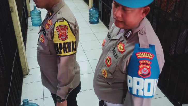 Ipda Muhdiyawan selaku Wapawas pagi hari melakukan kontrol tahanan