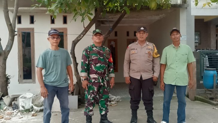 DDS, Bhabinkamtibmas dan Babinsa Desa Pangadegan Berikan Imbauan Kamtibmas