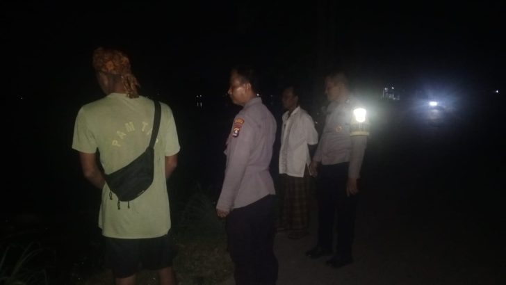 Personil Polsek Kresek tetap semangat menjaga wilayahnya dari Gangguan Kamtibmas di Malam Hari.