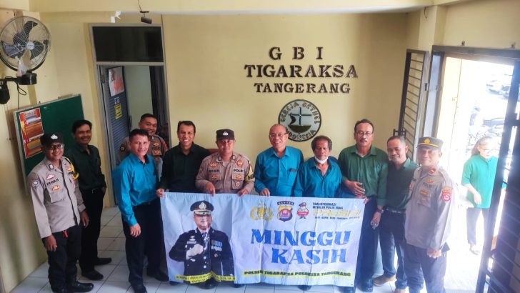 Minggu Kasih Polsek Tigaraksa Di Gereja Bethel Indonesia (GBI)
