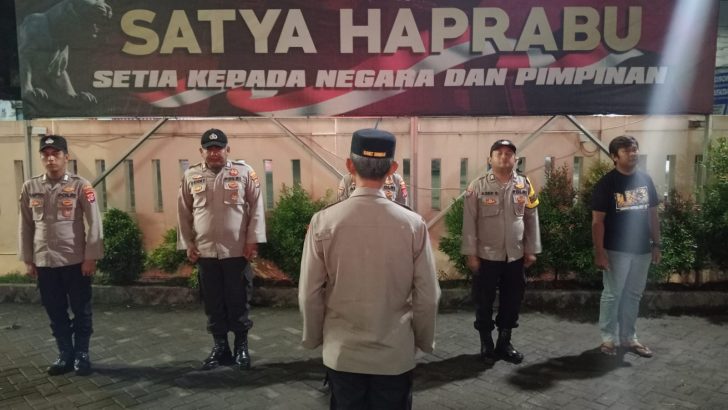 Polsek Cisoka Polresta Tangerang Giat Apel Malam