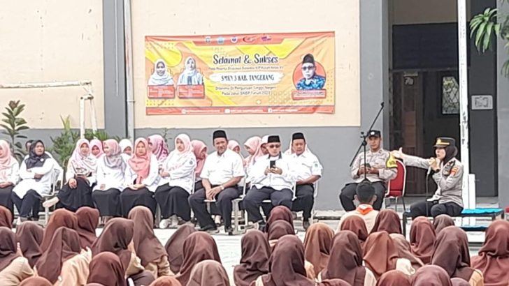 Kapolsek Kresek lakukan Sambang Sekolah, sebagai bentuk upaya pencegahan kenakalan remaja/pelajar