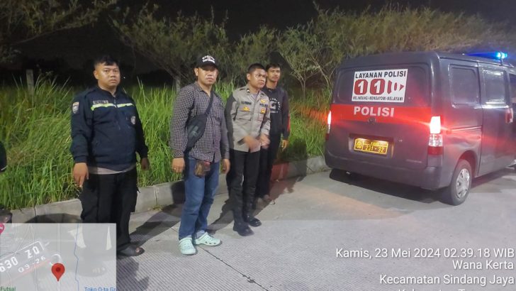 Antisipasi 3C Polsek Pasar Kemis Laksanakan Patroli Mobile di Pompin Pawas