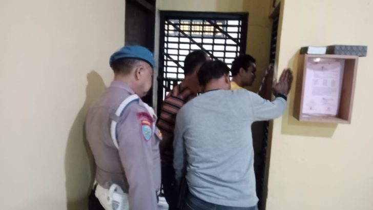 Pengecekan ruangan tahanan guna mencegah terjadinya hal hal yang tidak diinginkan