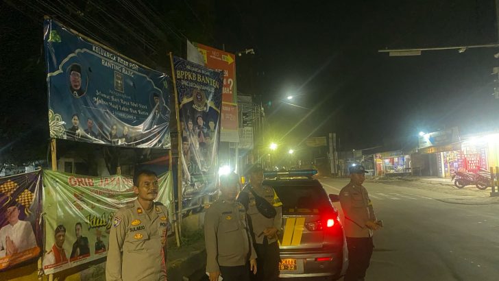 Polsek Rajeg, tingkatkan Patroli antisipasi gangguan kamtibmas