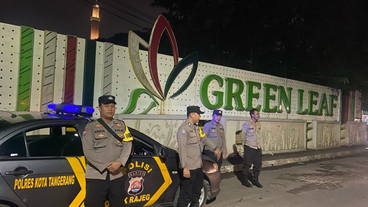 PERSONIL POLSEK RAJEG MELAKSANAKAN PATROLI RUTIN ANTISIPASI GUANTIBMAS DI WILAYAH KECAMATAN RAJEG-TANGERANG.