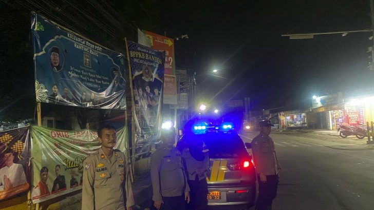 PERSONIL POLSEK RAJEG MELAKSANAKAN PATROLI RUTIN ANTISIPASI GUANTIBMAS DI WILAYAH KECAMATAN RAJEG-TANGERANG.
