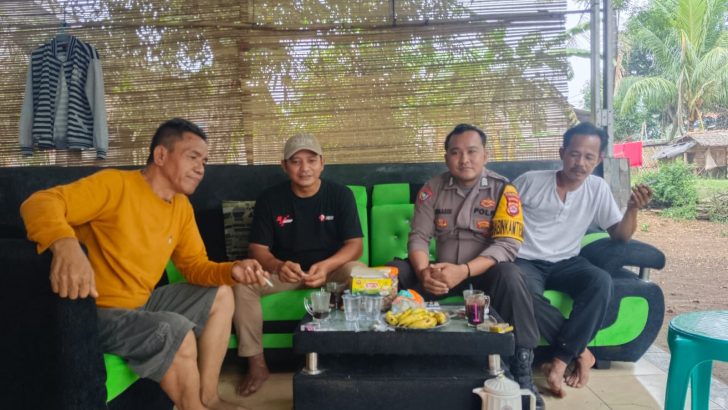 Pastikan wilayah aman dan upaya pencegahan Guantibmas di Wilayah, Polsek Kresek lakukan giat Patroli Sambang Warga