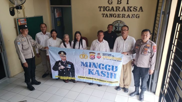Minggu Kasih Polsek Tigaraksa Di Gereja Bethel Indonesia (GBI)