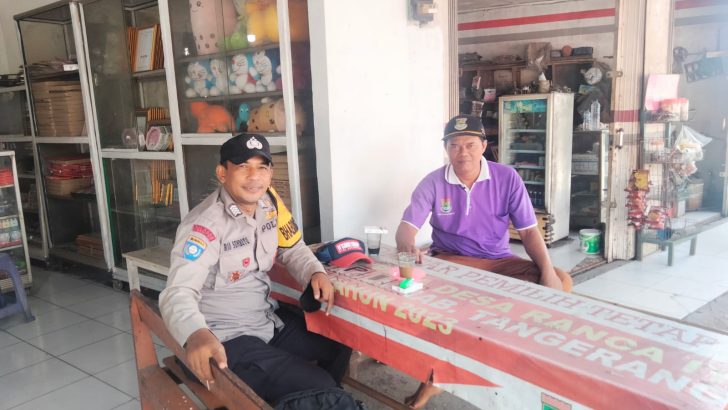 Bripka Rio Sumboyo Laksanakan Sambang DDS Upaya Personel Polsek Panongan Ciptakan Kamtibmas Kondusif