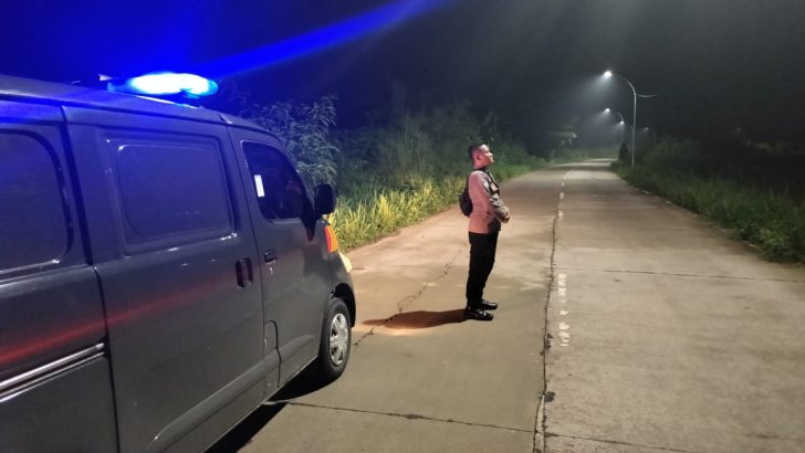 Personil Polsek Mauk Melaksanakan Patroli Malam Hari Antisipasi 3C