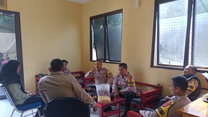 Pimpin Anev Mingguan, Kanit Binmas Minta Anggota Tingkatkan Disiplin, Kinerja Dan Pelayanan Masyarakat