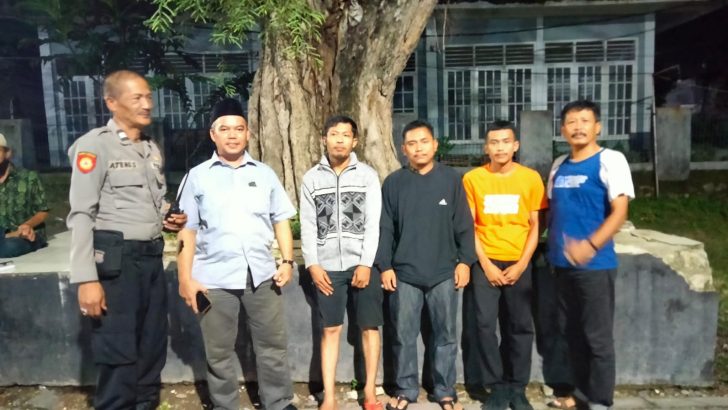 Personil Polsek Kresek tetap semangat menjaga wilayahnya dari Gangguan Kamtibmas di Malam Hari.