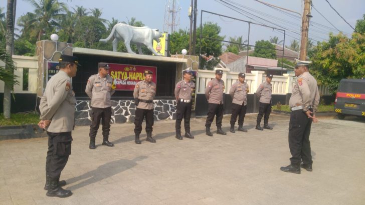 Tingkatkan Disiplin, Personil Polsek Mauk Polresta Tangerang Polda Banten Giat Apel Pagi