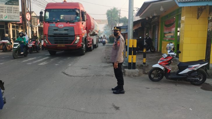 Cegah Kemacetan Polsek Rajeg giat strong Point