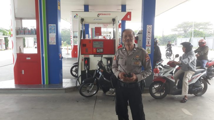 Pastikan lokasi objek vital di wilayah aman, Polsek Kresek lakukan Patroli Mobile di SPBU