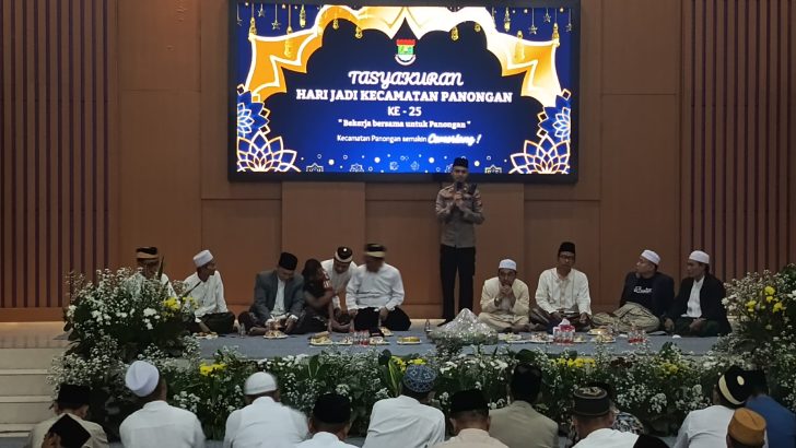 Kapolsek Panongan Hadiri Malam Tasyakuran Dalam Rangka Peringatan Hari Jadi Kecamatan Panongan ke 25