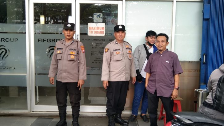 KONTROL DAN PANTAU OBJEK VITAL, AIPTU DEDIH SAMBANG KANTOR BFI CITRA RAYA