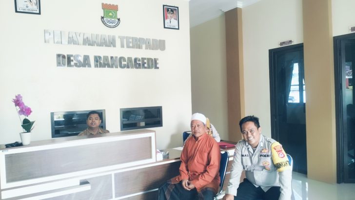 Polsek Kresek sambangi kantor Desa sebagai bentuk menjalin Sinergitas dengan Aparatur Desa