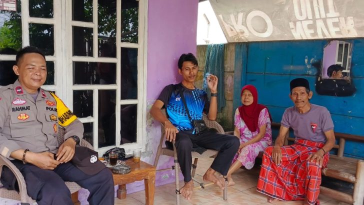 Aipda Rahmat Bhabinkamtibmas Desa Kubang Polsek Balaraja Polresta Tangerang Sambang Warga Binaan