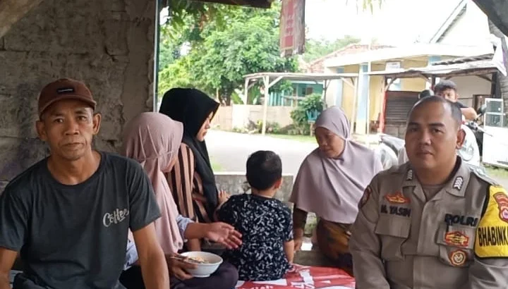 Aipda Yasin Bhabinkamtibmas Desa Bunar Kecamatan Sukamulya Polsek Balaraja sambang Warga Binaan.