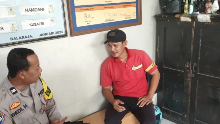 Bhabinkamtibmas Desa Tobat Kecamatan Balaraja Polsek Balaraja Polresta Tangerang giat Sambang Warga Binaan.