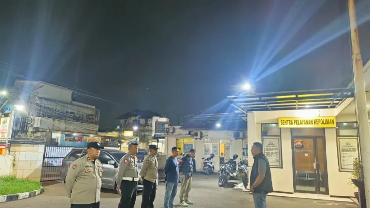 Kanit Reskrim Polsek Pasar Kemis Ipda Ahmad Dasuki, SE, MM Pimpin Apel Malam