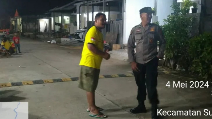 Personil Polsek Balaraja laksanakan Patroli Mobile di Pemukiman Penduduk, antisipasi Gangguan Kamtibmas