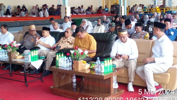 Kapolsek Balaraja Hadiri Kegiatan Halal Bihalal PT. Mayora Indah, Tbk Jayanti-Gembong Desa Gembong Kec. Balaraja di Darkum Polsek Balaraja.