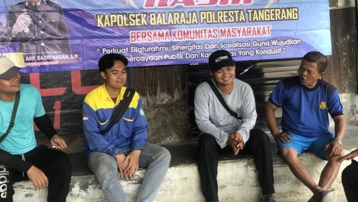 Bripka Jon Peter Gaol Personil Balaraja Laksanakan Giat Minggu Kasih