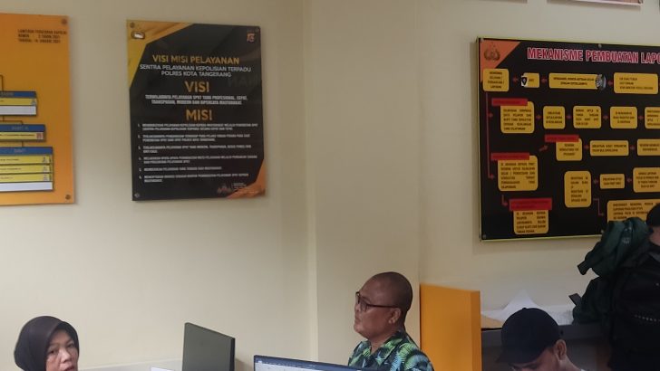 Pelayanan Prima SPKT Polresta Tangerang Polda Banten
