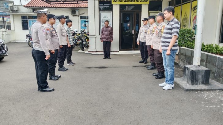 Polsek Pasar Kemis Laksanalan Serah Terima Tugas Penjagaan