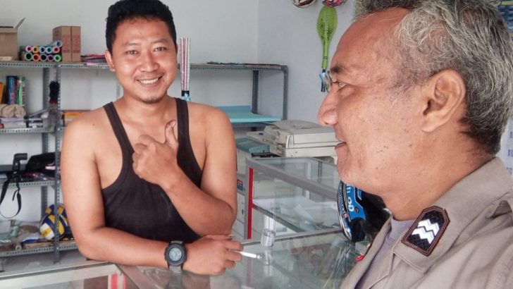 Patroli Sambang, kerap dilakukan Polsek Kresek demi menjaga Harkamtibmas diwilayah