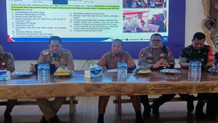 Kapolsek Balaraja Hadiri Lokakarya Triwulan Puskesmas Balaraja.