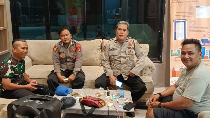 Patroli Sambang merupakan salah satu upaya menjalin Sinergitas dengan Aparatur Kecamatan