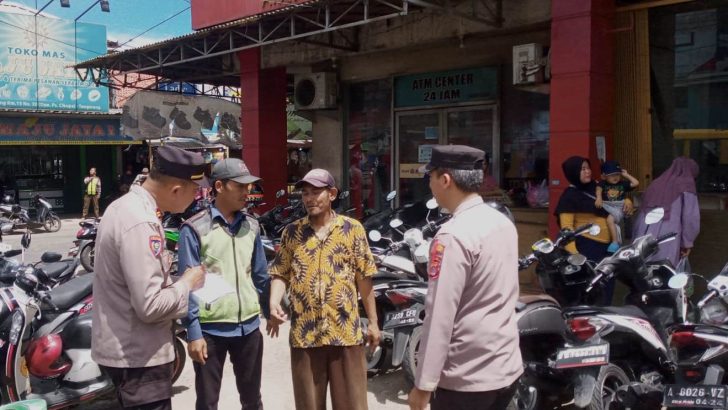Sat Binmas Himbau Tukang Parkir Di Pasar Kecamatan Cikupa