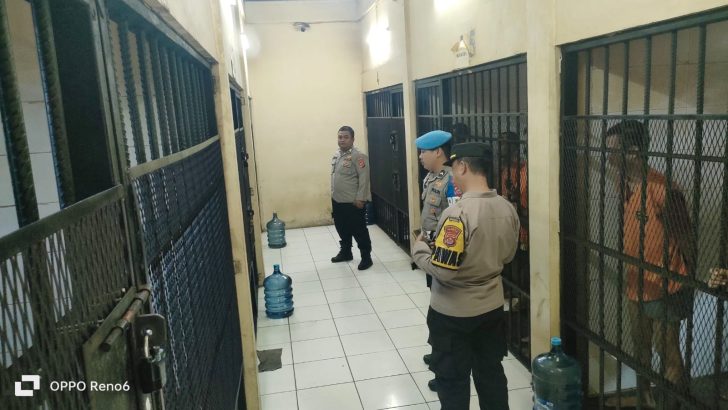 Pengecekan rutin Tahanan Mako Polresta Tangerang