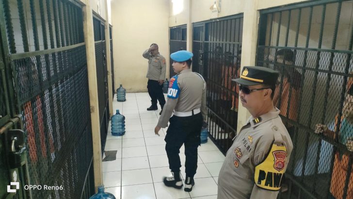 Pengecekan rutin Tahanan Mako Polresta Tangerang