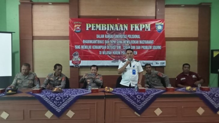 Kegiatan Pembinaan FKPM tingkat Sektor Cisoka Polresta Tangerang
