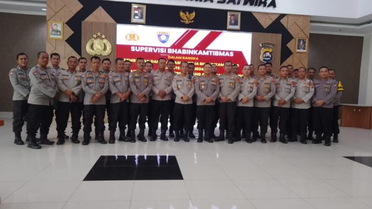 Tingkatkan Kemampuan Bhabinkamtibmas, Tim Supervisi Dit Binmas Polda Banten Kunjungi Polresta Tangerang