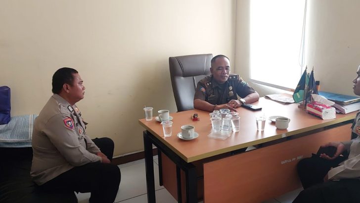 Personil Satbinmas Sambang ke Kantor Satpol PP Kab. Tangerang