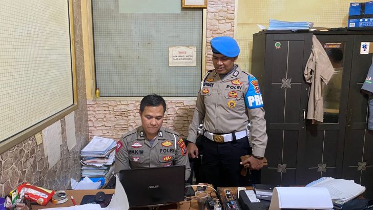 PENGECEKAN KEHADIRAN PIKET SAT LANTAS POLRESTA TANGERANG OLEH PIKET SIPROPAM POLRESTA TANGERANG