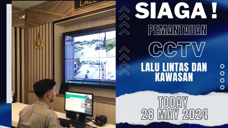 Anggota Command Center Polresta Tangerang laksanakan pemantauan CCTV guna memonitoring situasi Kamtibmas di Daerah Hukum Polresta Tangerang