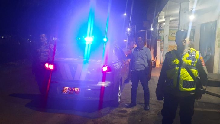 Anggota Polsek Rajeg Melaksanakan Patroli Antisipasi 3C di darkum Polsek Rajeg