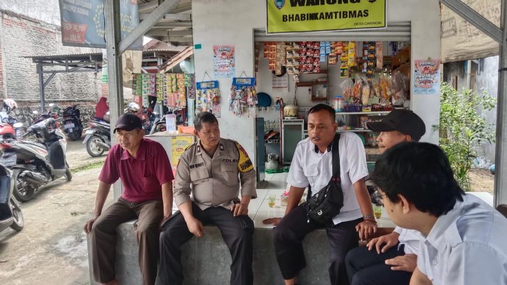 Bhabinkamtibmas Polsek Cisoka Menggelar Giat Polisi RW