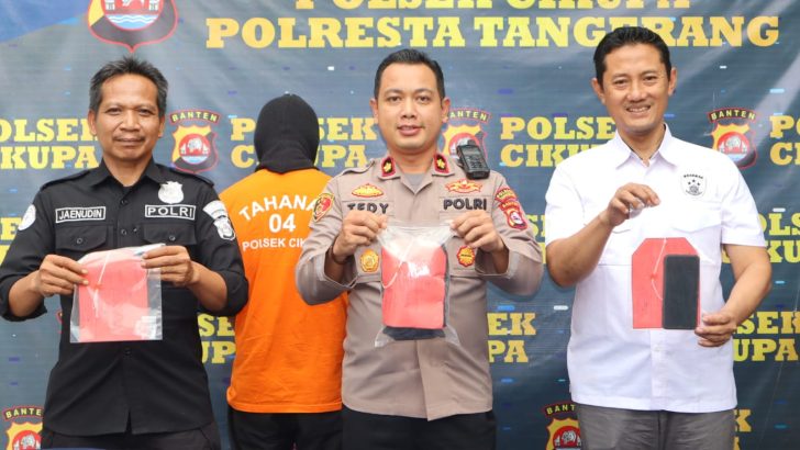 Miliki 2 Paket Sabu, Seorang Pria Ditangkap Polsek Cikupa Polresta Tangerang