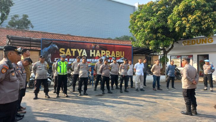 Apel Pagi Polsek Cikupa Pengawasan Ketat dan Pengecekan Tahanan